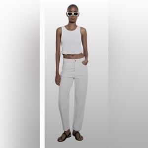 Zara mom comfort high waisted ankle length New with tag size 14